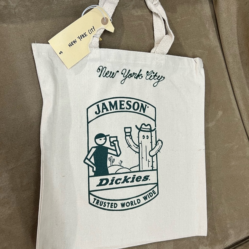 NEW Dickies x Jameson Tote Bag Cactus